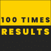 100 Times Results Logo